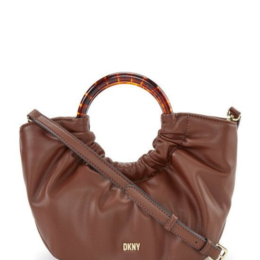 Women'S Clothing * | Buy Dkny Eden Vegan Leather Crossbody Bag