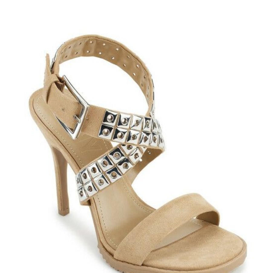 Shoes * | Outlet Dkny Aiden Embellished Slingback Dress Sandals