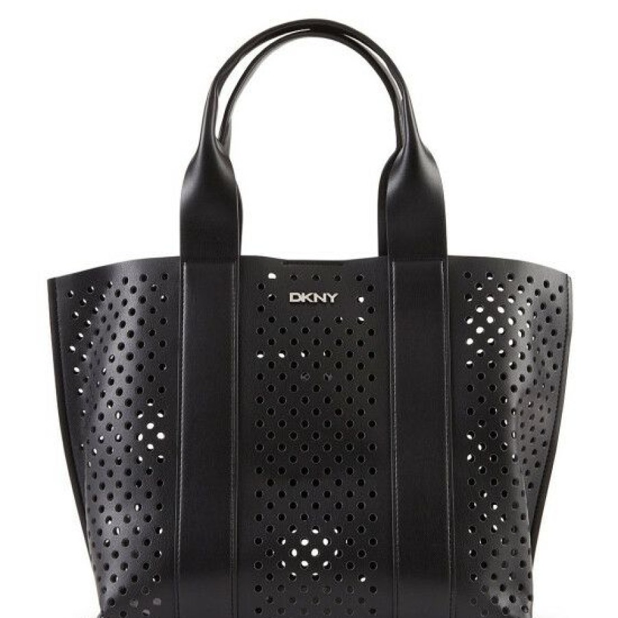 Women'S Clothing * | Buy Dkny Dakota Medium Vegan Leather Tote Bag