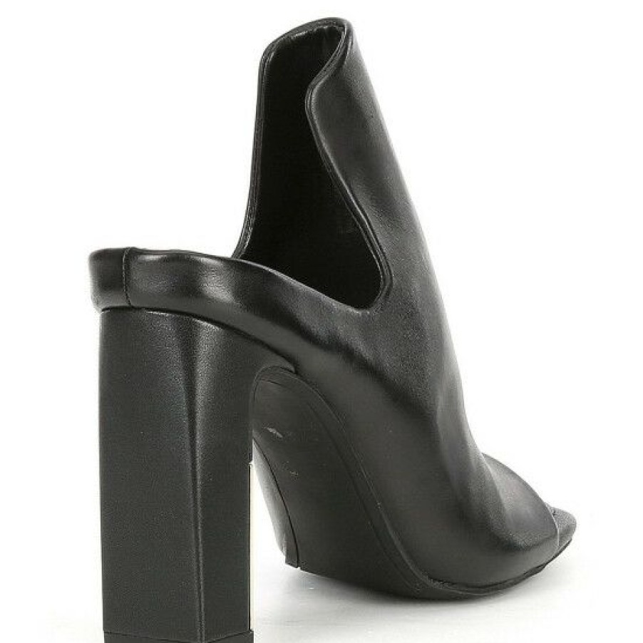 Shoes * | Brand New Dkny Ritzy Peep Toe Dress Sandals Black