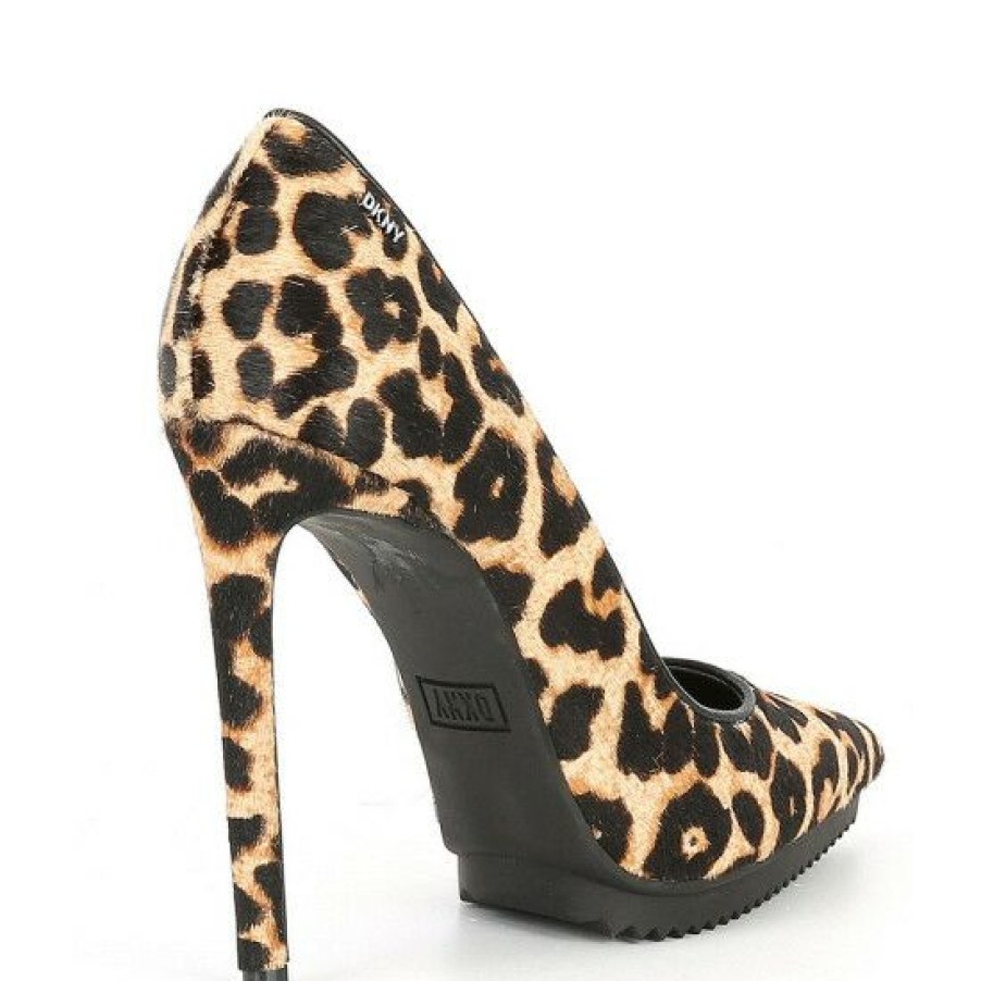 Shoes * | Outlet Dkny Carisa Stiletto Pumps Leopard