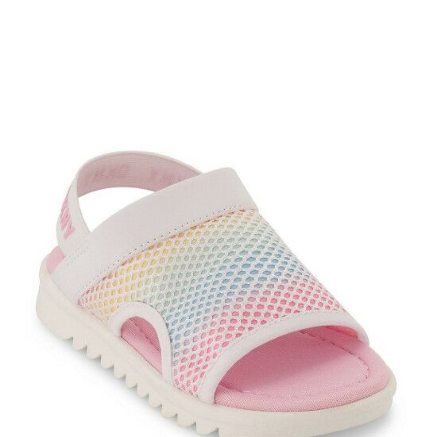 Shoes * | Wholesale Dkny Girls' Josie Mesh Sandals (Toddler) Pink Multi