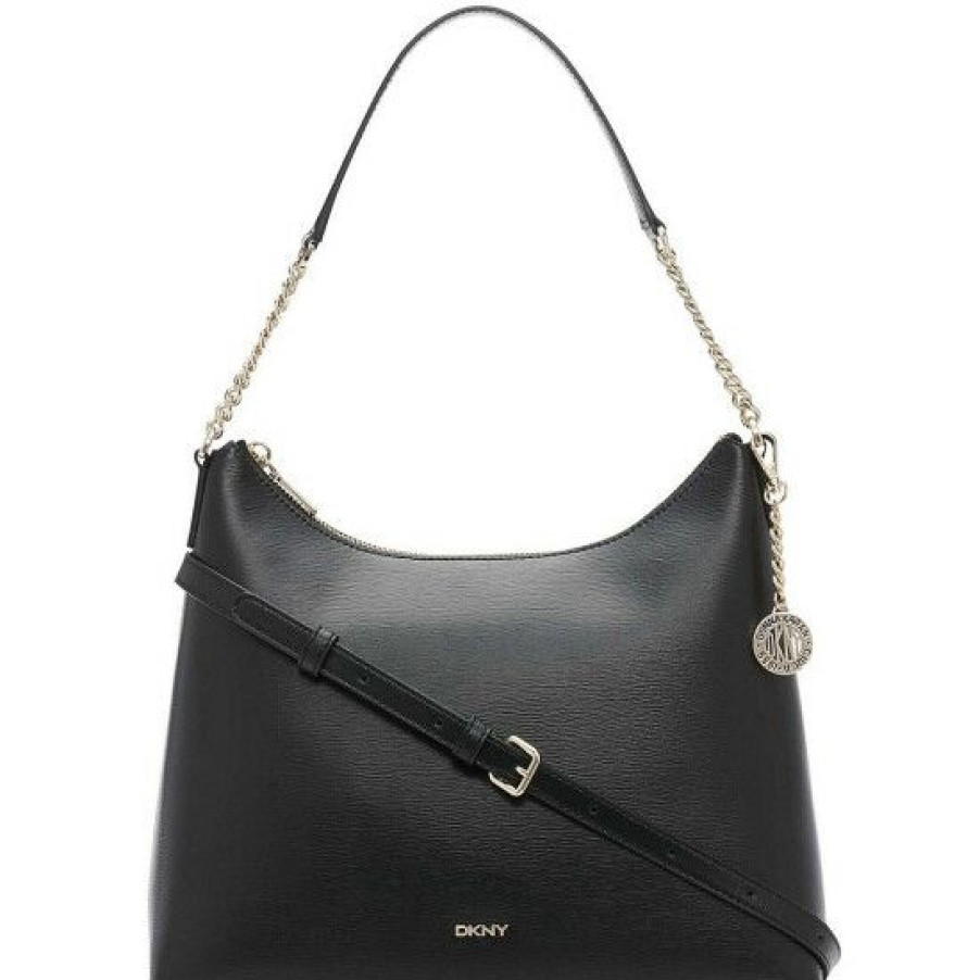 Women'S Clothing * | Cheapest Dkny Bryant Convertible Vegan Leather Hobo Bag