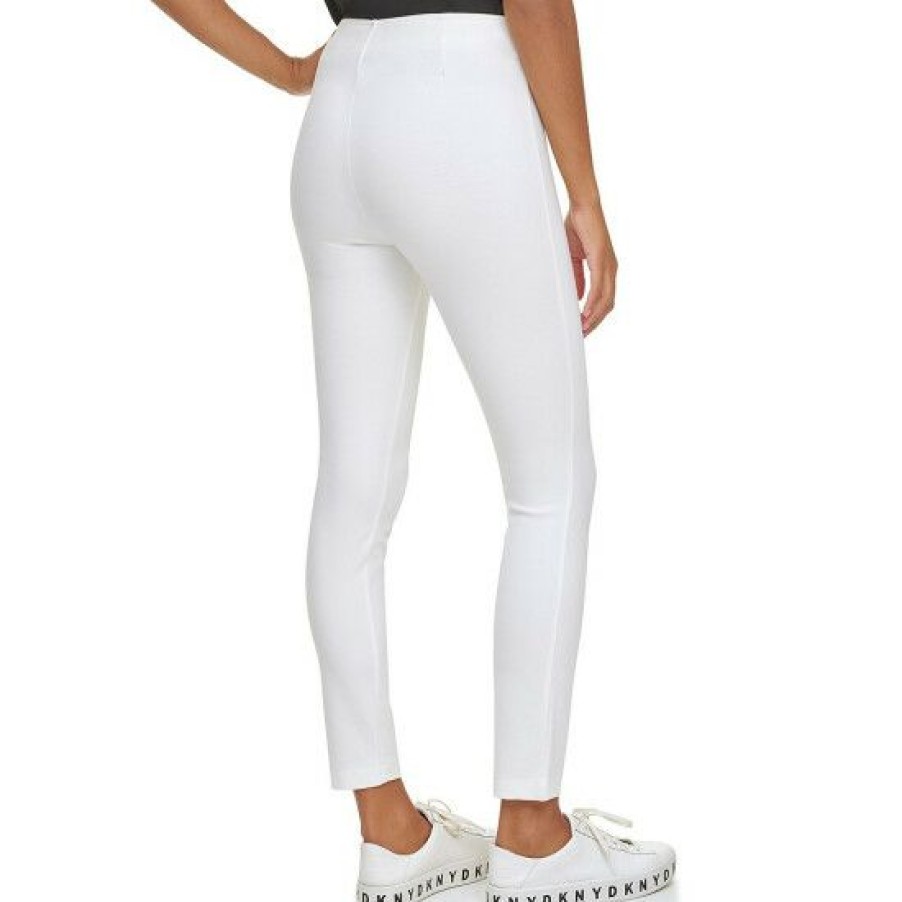 Women'S Clothing * | Top 10 Dkny Ponte Knit Pull-On Knit Leggings