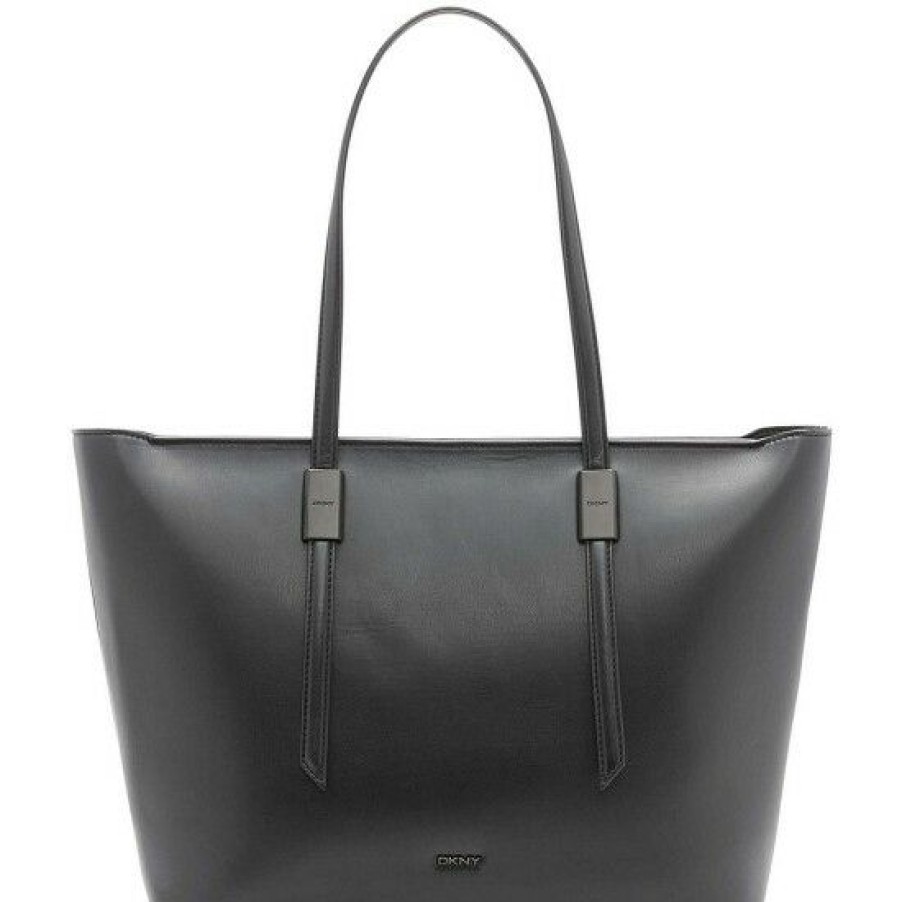 Women'S Clothing * | Coupon Dkny Seth Large Vegan Leather Tote Bag