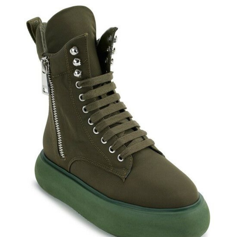 Shoes * | Brand New Dkny Aken Lace-Up High-Top Sneaker Booties