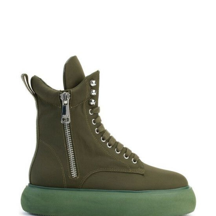 Shoes * | Brand New Dkny Aken Lace-Up High-Top Sneaker Booties