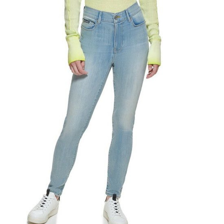 Women'S Clothing * | Coupon Dkny Jeans Super Stretch Denim Bleeker Shaping Skinny Jeans