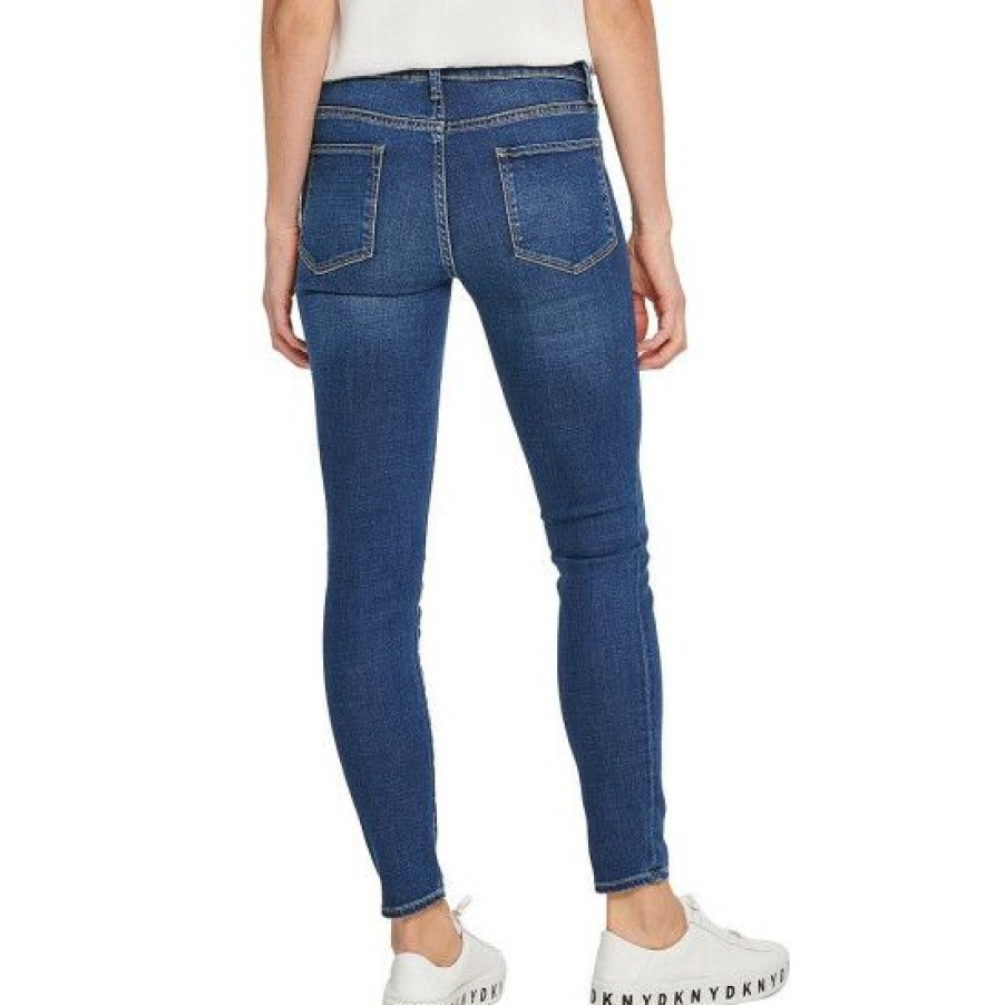 Women'S Clothing * | Coupon Dkny Jeans Stretch Denim Everywhere Skinny Jeans Medium Wash