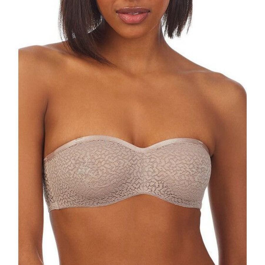 Lingerie * | Budget Dkny Modern Lace Unlined Strapless Bra